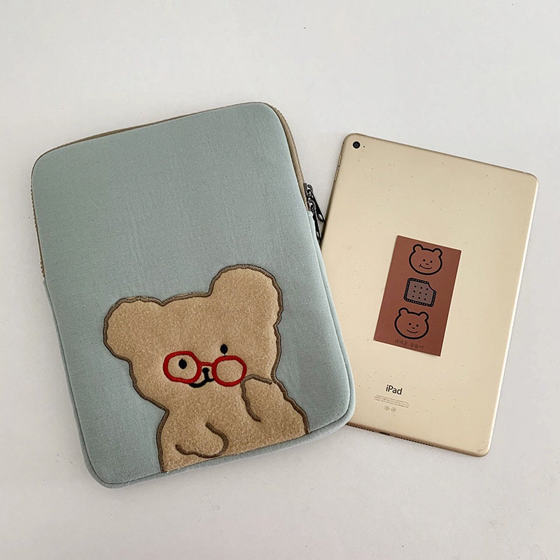 Jelly Bear Shaped iPad Mini Laptop Sleeves Covers Purses Skins Cute