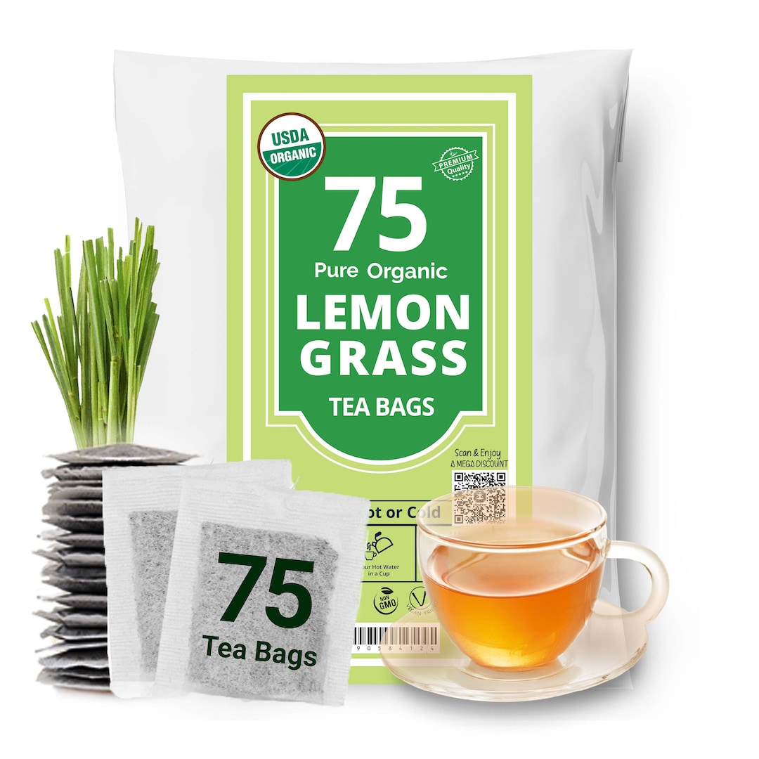 Organic Lemongrass & Ginger Tea Loose Leaf | Forest Whole Foods