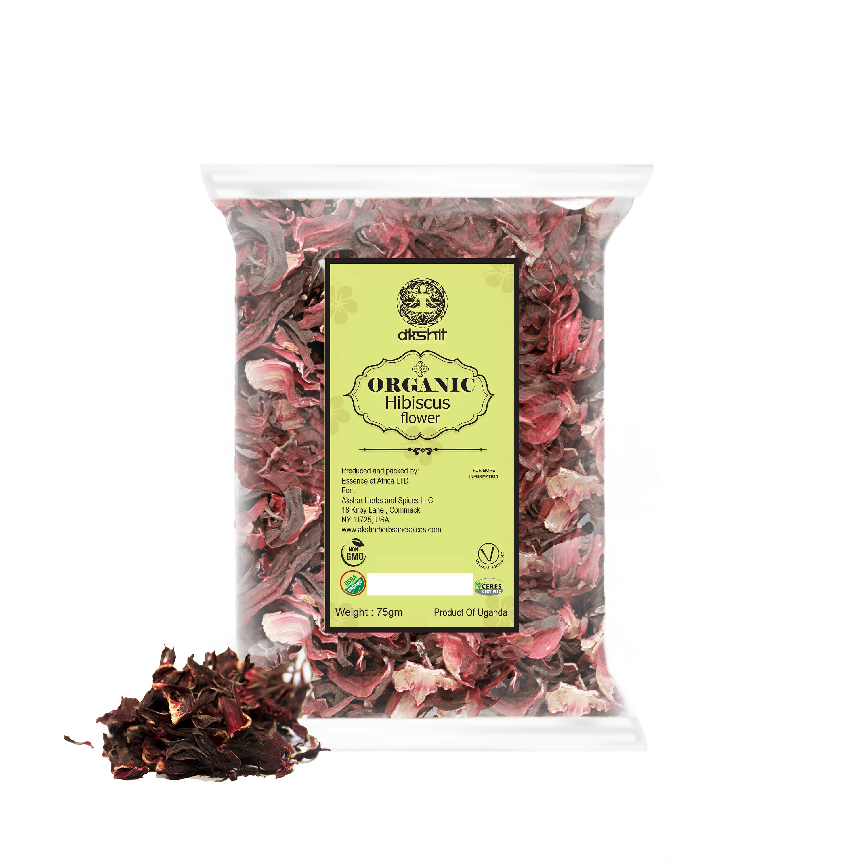 Dried Hibiscus Cut Flowers 100% Organic Premium Jamaica Herbal Flor Tea  Ceylon