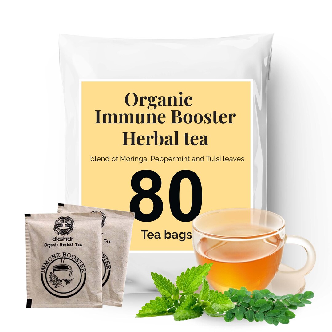 80 Immune Tea Bags , Immune Support Tea , Herbal Tea Blend With Organic ...