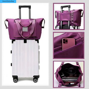 Large Capacity Folding Travel Bags Waterproof Luggage Tote Handbag Travel Duffle Bag Gym Yoga Storage Shoulder Bag For Women Men