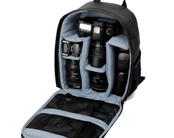 Multi-functional Camera Backpack Video Digital DSLR Bag Waterproof Outdoor Camera Photo Bag Case for Nikon/ for Canon/DSLR