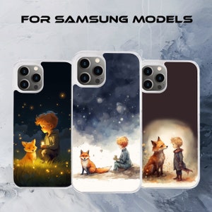 Telefoonhoesje Little Prince en Fox voor Samsung-modellen