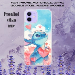 Jolie coque de portable personnalisée à coutures pour iPhone, Motorola, Google Pixel, Oppo