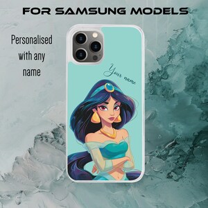 Personalised Princess Jasmine Phone Case for Samsung Galaxy Models