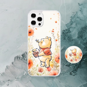 Nalle Puh Blommigt Mobilskal