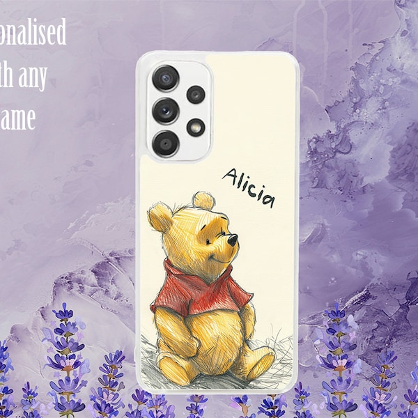 Personalised Winnie The Pooh Phone Case for Samsung Galaxy Models