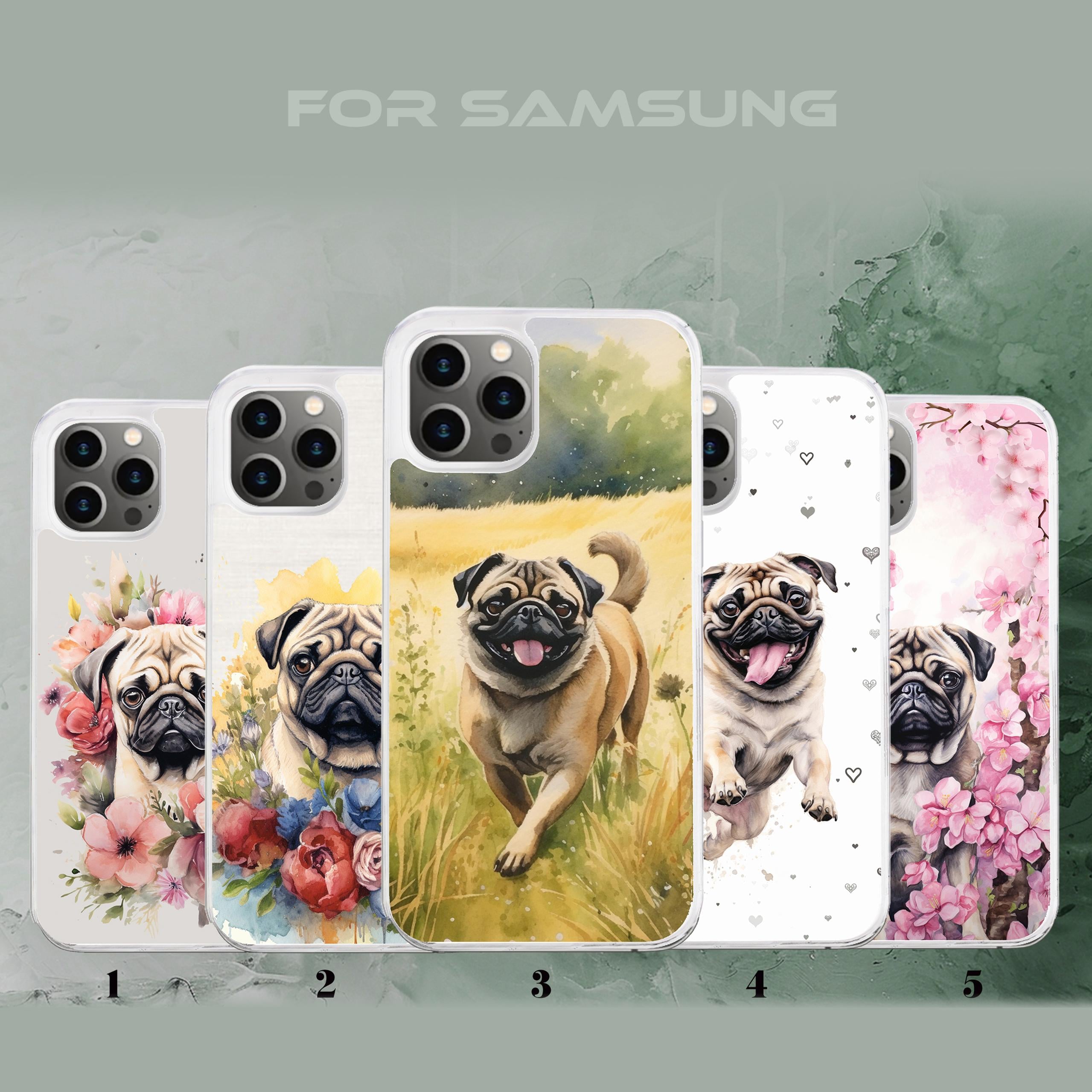 iPhone・スマホケース Society6 Pugs by Yuliya Society6 Pugs by Yuliya (Society6/iPhone・スマホケース