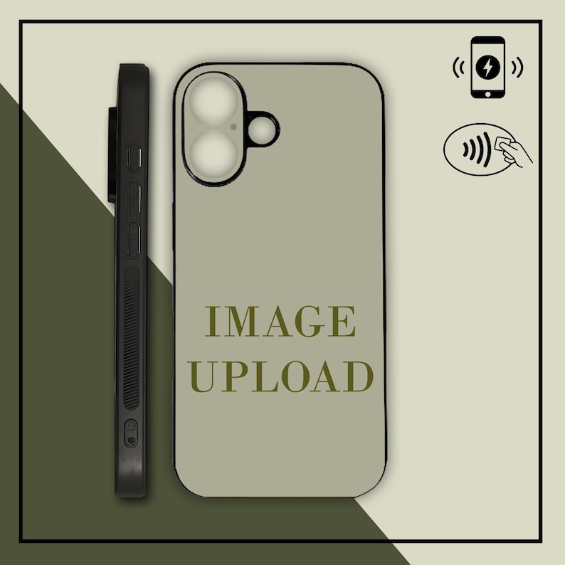 Custom Photo Image Upload Personalised Phone Case - MagSafe iPhone / Samsung / Motorola - Wireless Charging image 1