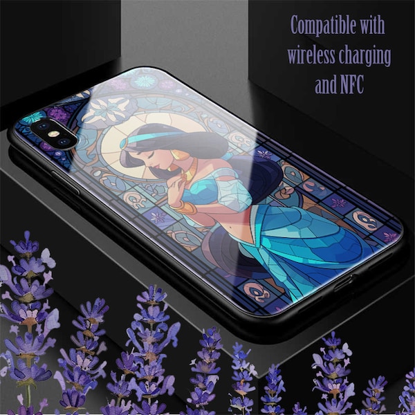 Stained Glass Princess Jasmine Premium Phone Case Cover for iPhone Samsung Huawei