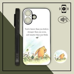 Winnie The Pooh Quote Phone Case - MagSafe & Wireless Charging