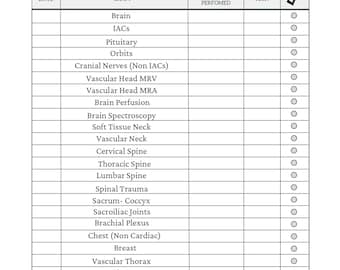 MRI Exam Tracker