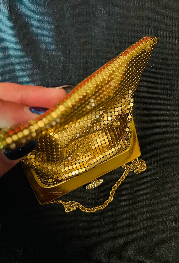 1930’s Era Vintage Whiting & Davis Gold Mesh Purse - image 7