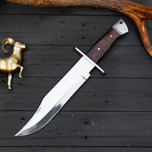Custom Bowie Knife| Custom Handmade Hunting Knife | Personalized Knife | Christmas Gift | Gift for him