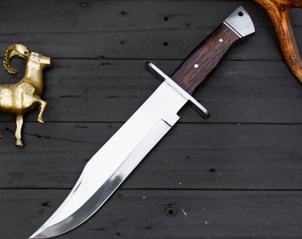 Custom Bowie Knife| Custom Handmade Hunting Knife | Personalized Knife | Christmas Gift | Gift for him