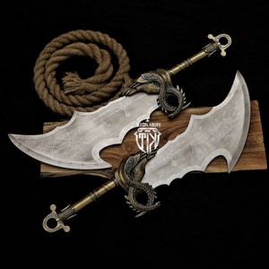 Elevate Your Collection with a Custom Hand-Forged God of War Knife - Perfect for Gifting - a Christmas gift