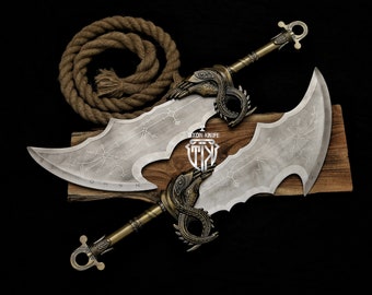 Elevate Your Collection with a Custom Hand-Forged God of War Knife - Perfect for Gifting - a Christmas gift