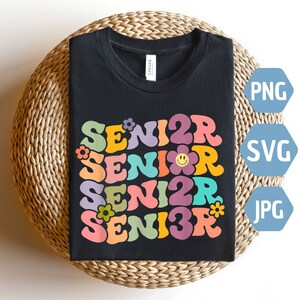 Senior 2023 SVG: Trendy Graduate Design (PNG, JPG)