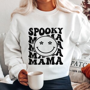Spooky Mama SVG PNG: Halloween Mom Shirt Design (Digital Download)