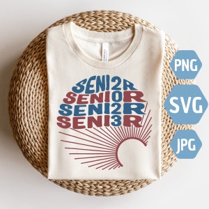 Senior 2023 SVG: Graduation Class Design (PNG, JPG)