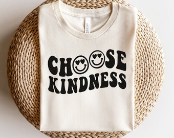 Choose Kindness SVG: Wavy Stacked Boho Design (Digital Download)