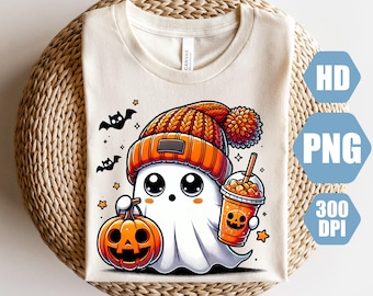 Fantasma fofo com café png, Fantasma fofo Png, bougie png, Aqui para os vaias png, bougie fantasma png, Caneca png, Tendência png, adesivo png