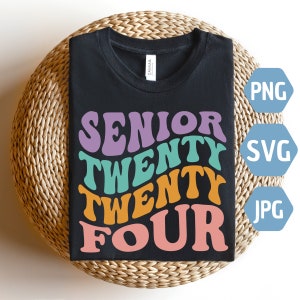 Senior 2024 SVG: Graduation Class Design (PNG, JPG)
