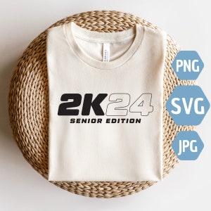 Senior 2024 SVG: Graduation Class Design (PNG, JPG)