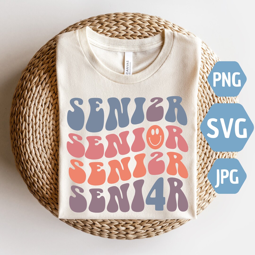 Senior 2024 SVG: Trendy Graduate Design (digital Download) - Etsy