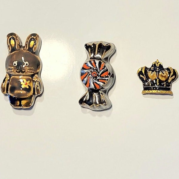 Magnet aus Keramik,Hase,Bonbon,Hase