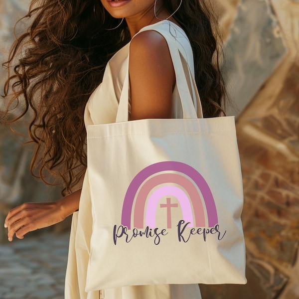 Christian Tote Bag Cotton Church Bag Christian Gift Idea Jesus Tote Bible Tote Bag Christian Bag Promise Keeper Jesus Tote Bag For Women