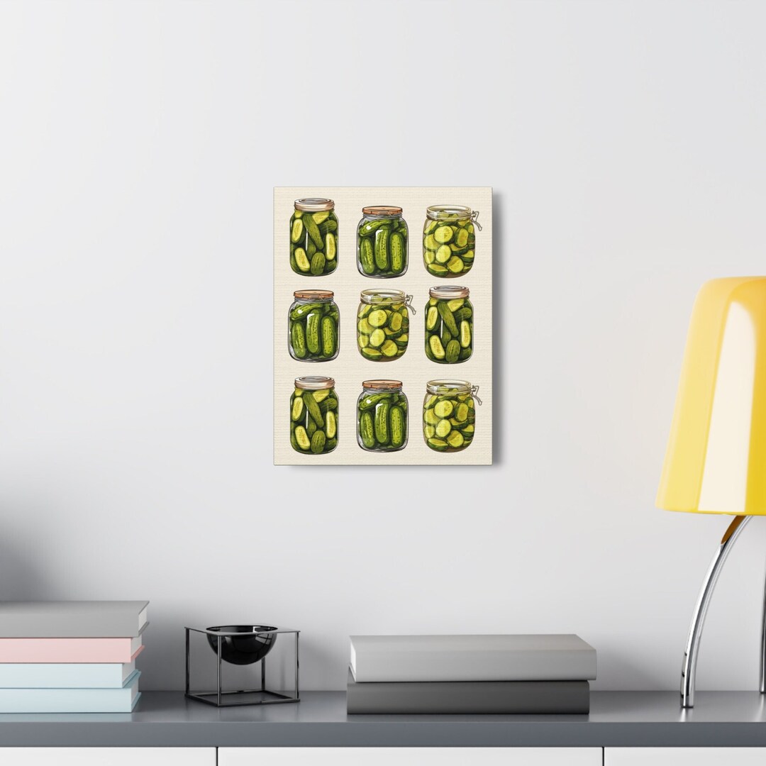 Pickle Decor for Pickle Lover Gift Pickle Wall Art Pickle Home Etsy