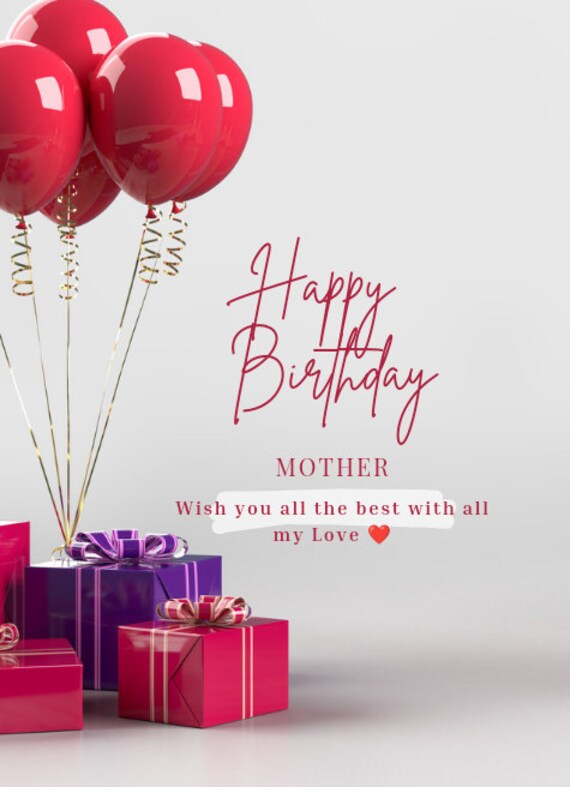 Happy Birthday Wishes Best Gift For A Mom On Her Birthday HAPPY