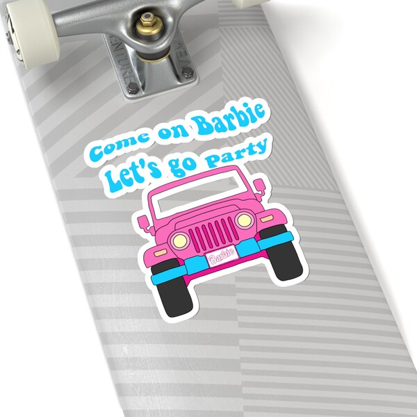 Girly Jeep Sticker