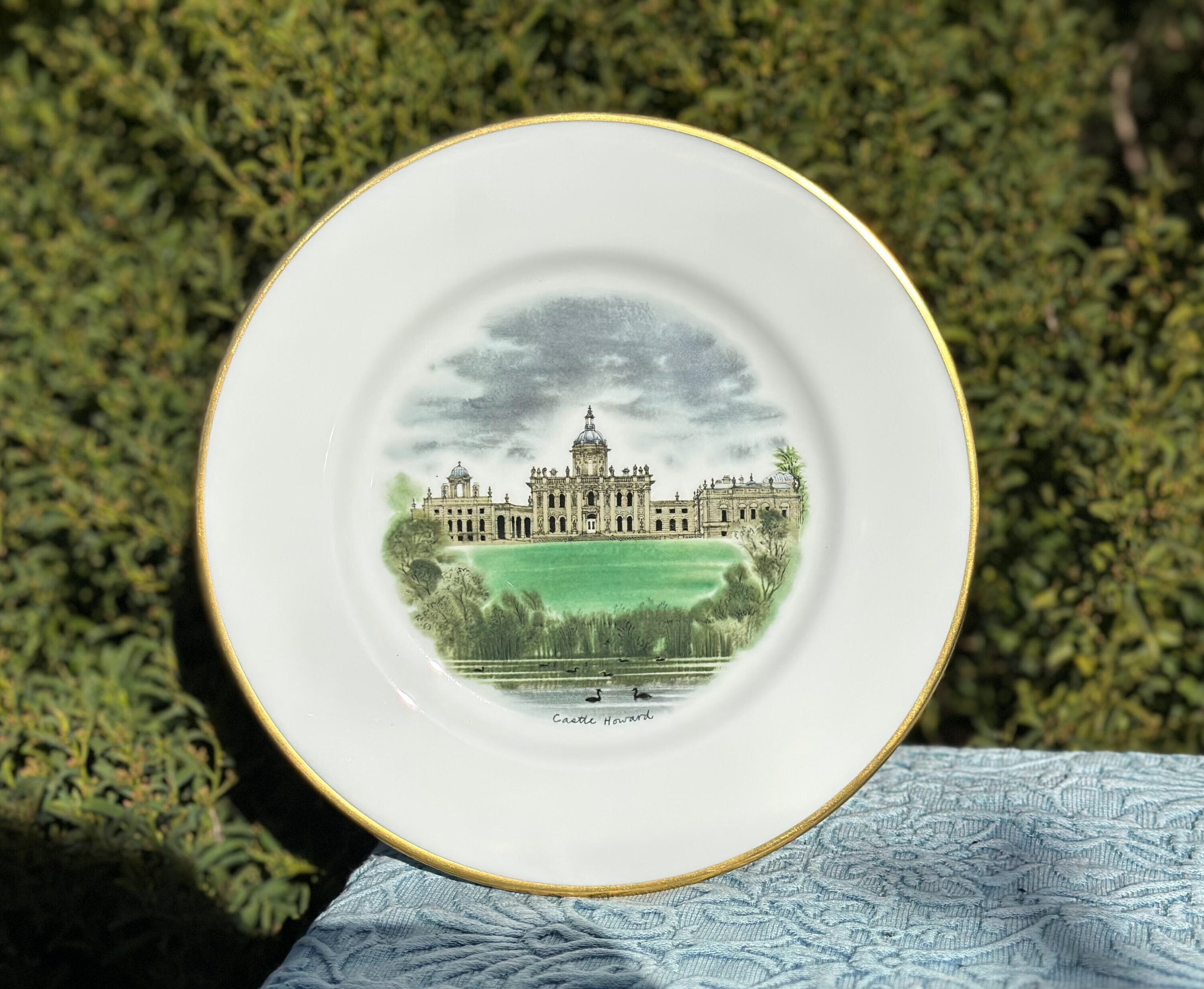 Castle Howard from a series of watercolours by David Gentleman, Wedgwood, Made in England