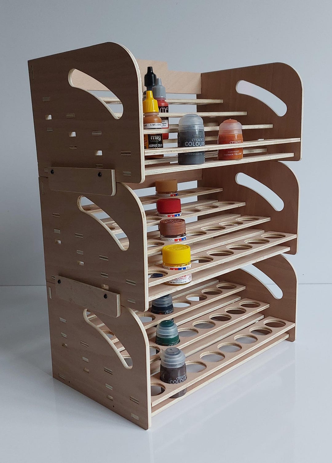 Paint Rack, Stackable Paint Stand, Paint Organiser - Etsy UK