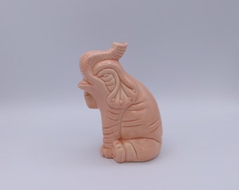 Pink Elephant Statuette - Lucky Charm Decor