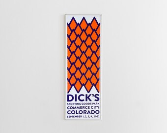 Phish • Dick's Poster • 2022 Summer Tour