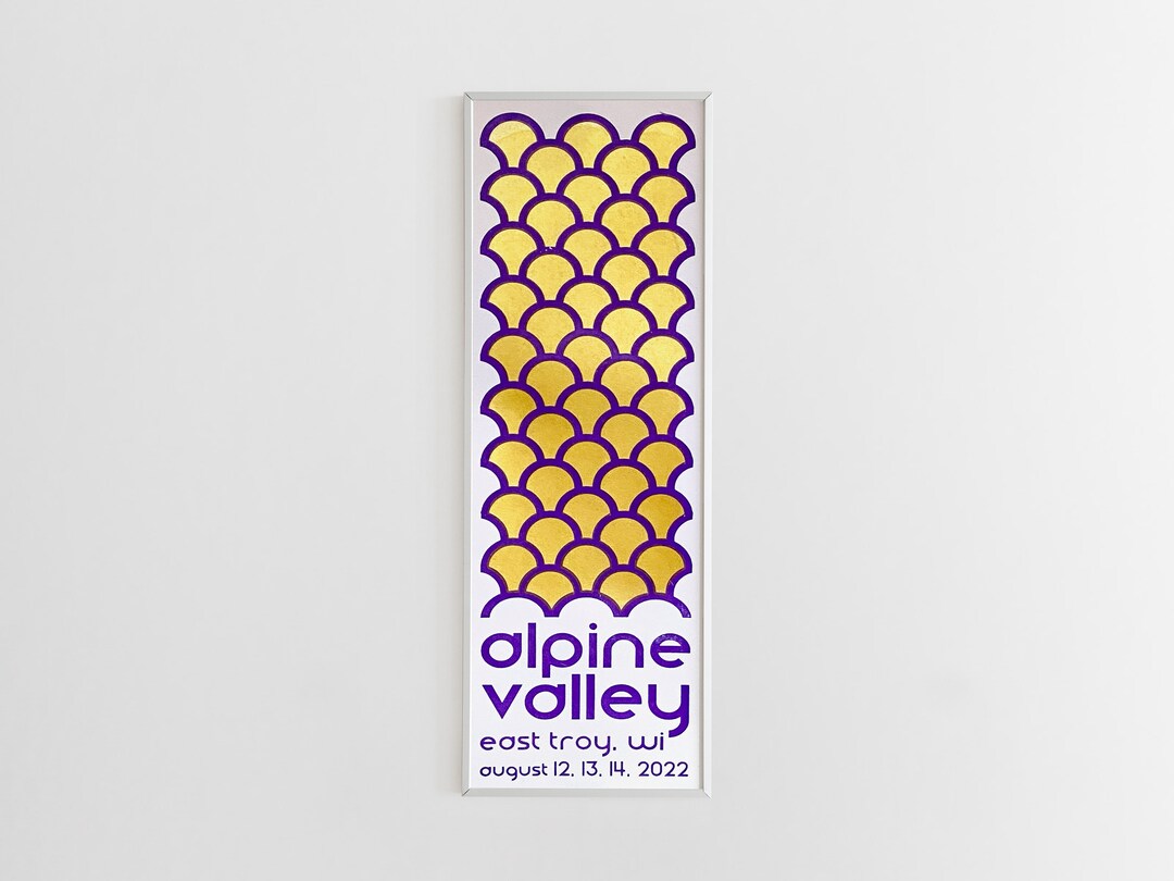 Phish Alpine Valley Poster 2022 Summer Tour Etsy