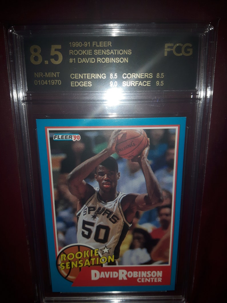 1990-91 Fleer Rookie sensations #1 David Robinson...near mint....FCG 8.5. -  www.arslan.av.tr
