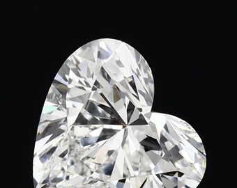 Heart Cut Lab Grown Diamond: IGI Certified Loose Gemstone (0.50-5.00 CT