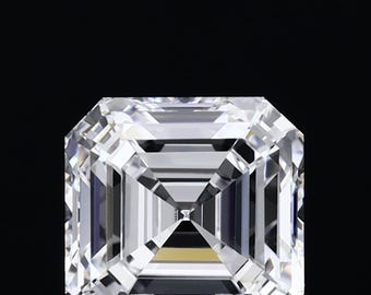 IGI Certified Asscher Cut Lab Grown Diamond: Eco-Friendly CVD Loose Stone