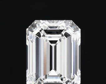 Emerald Cut Lab Grown Diamond: 0.50-5.00 CT IGI Certified