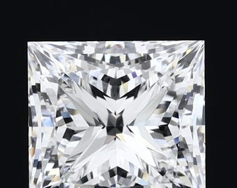 Princess Cut Lab Grown Diamond: IGI Certified Loose Stone