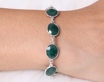 BRIESTA Emerald 新品未使用 1個【レア商品】 Esmeralda Textured Gemstone Bracelet – Essential Paradise