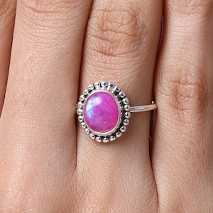 Pink moonstone ring paparazzi top