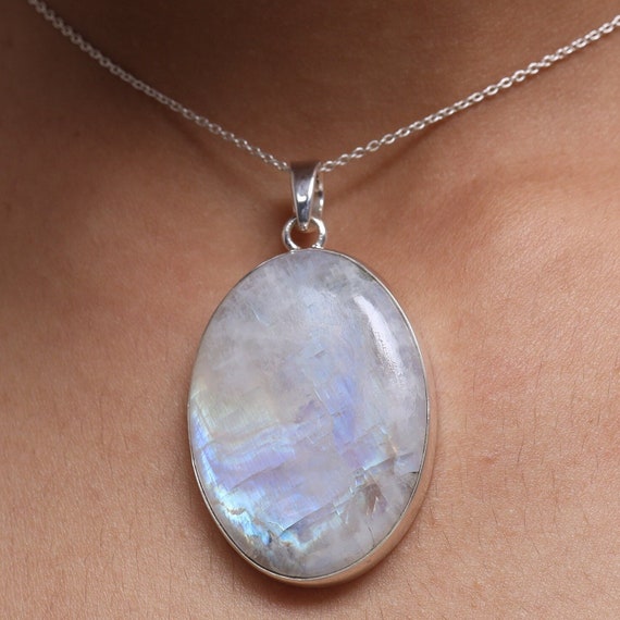 Ciondolo In Lapislazzuli Con Collana In Argento Sterling 925 – Pietra Naturale Ovale 4x6 Mm, Artigianale, Gioiello Portafortuna Per Donna