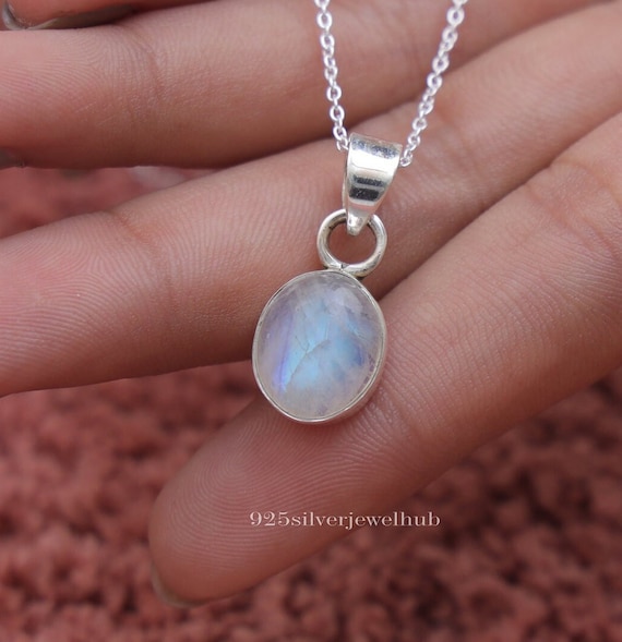 Collana Con Ciondolo Di Pietra Di Luna - Gioielli - Collane - Di En