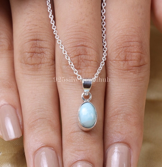 Larimar pendant etsy hot sale