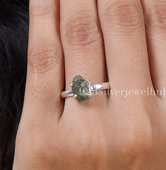 Apatite Verte Brute Du Brésil - Pierre Naturelle 5,10 Carats Taille émeraude Avec Certificat AGI